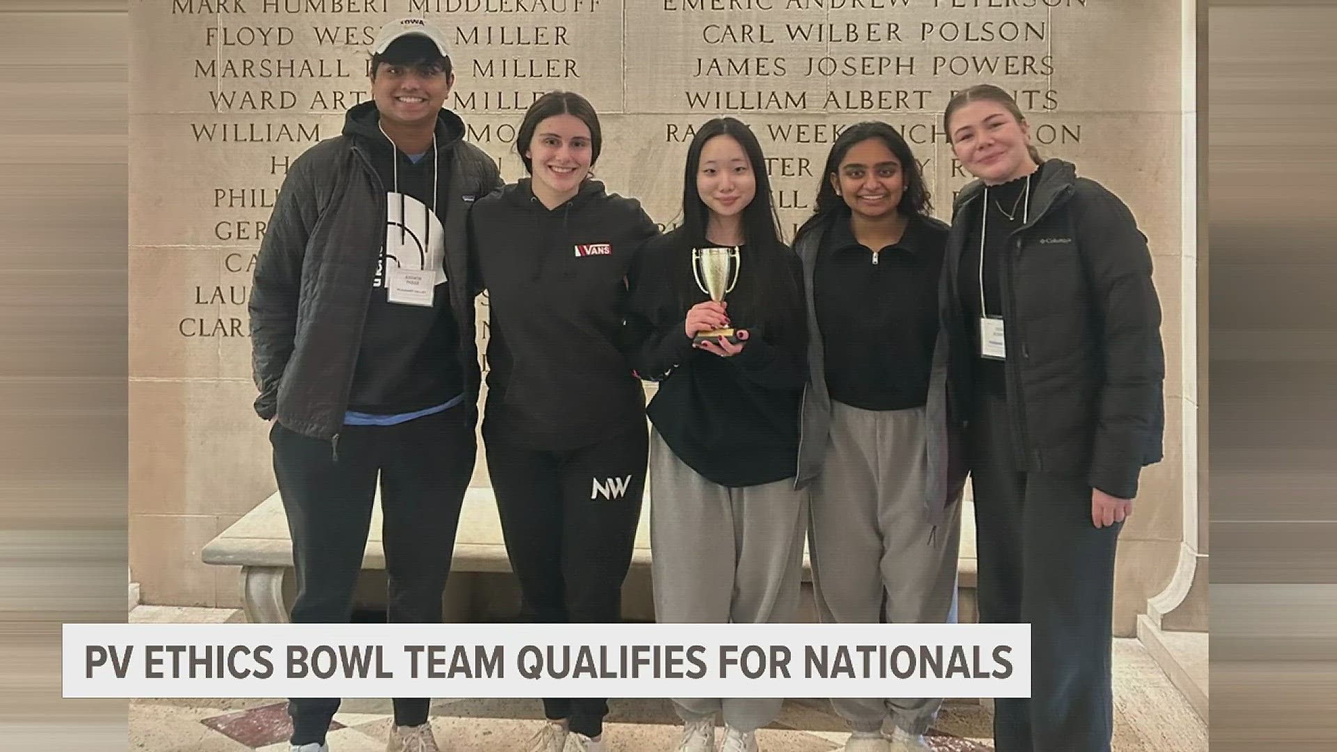 It's been a good year for the 3-time state champion team! The students will debate complex, ethical dilemmas against other schools at nationals April 12 to 14.