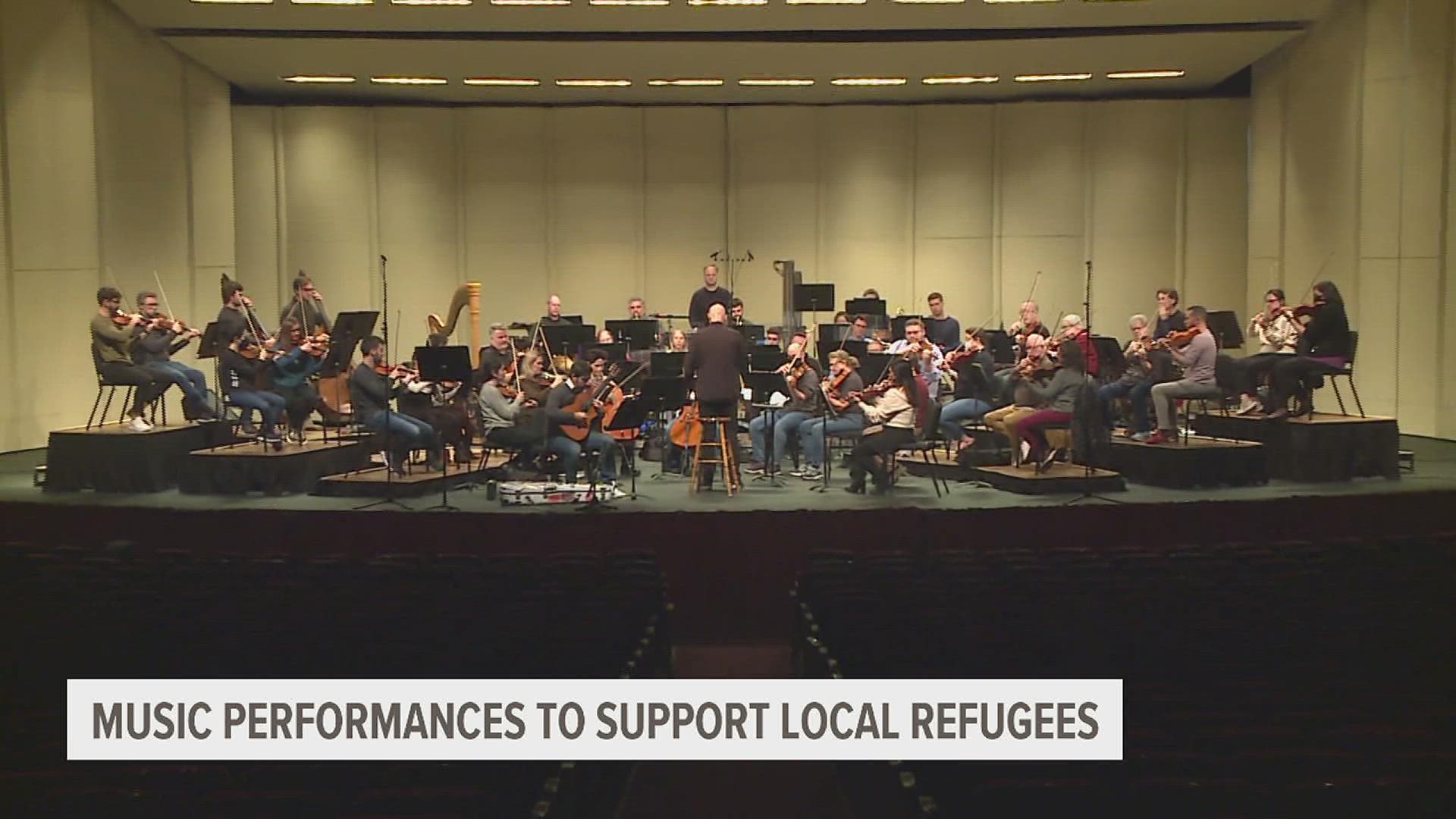 The Quad City Symphony Orchestra and World Relief Quad Cities are hosting two performances this weekend at the Adler Theater in Davenport.