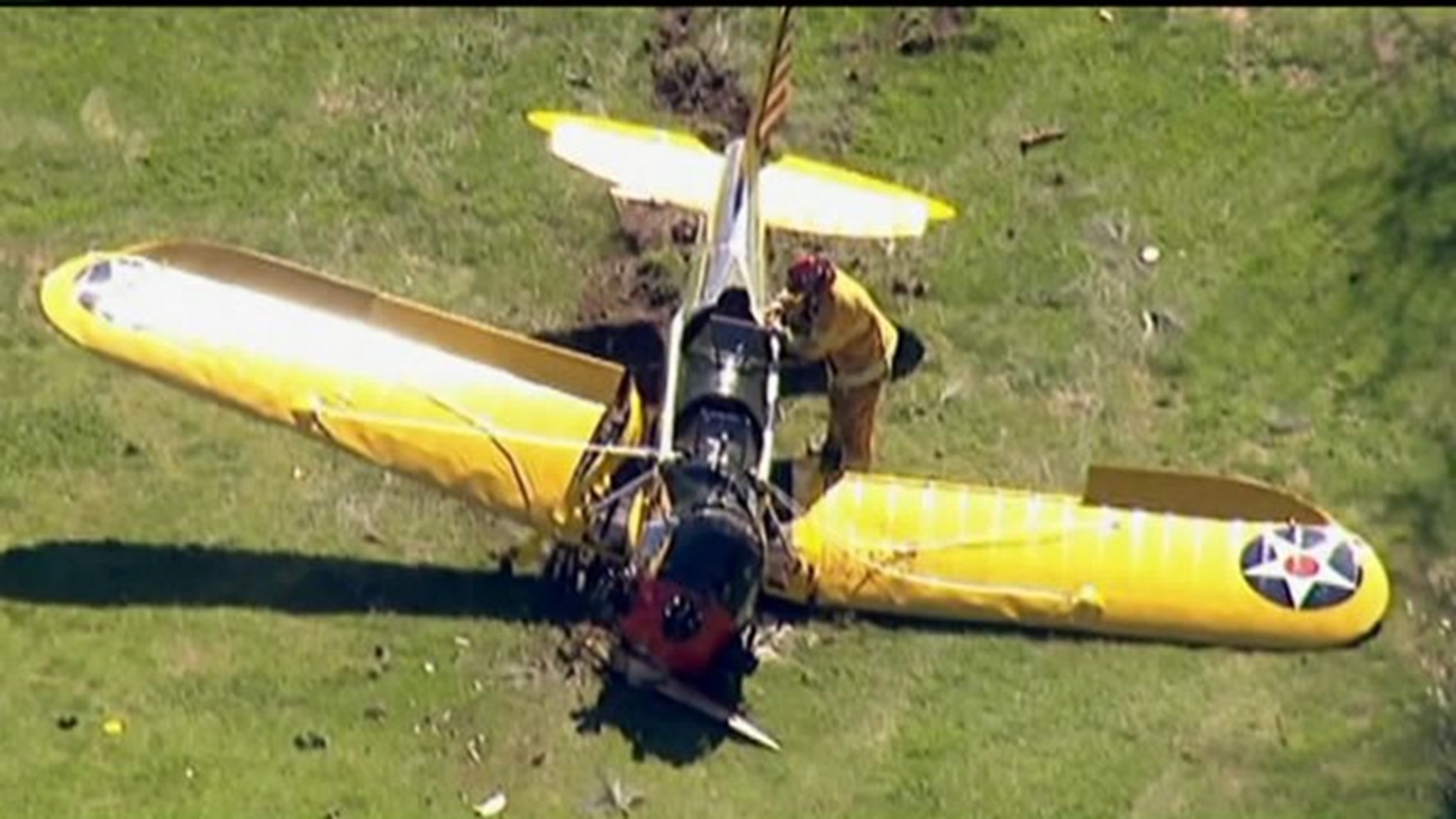 Actor Harrison Ford injured in plane crash