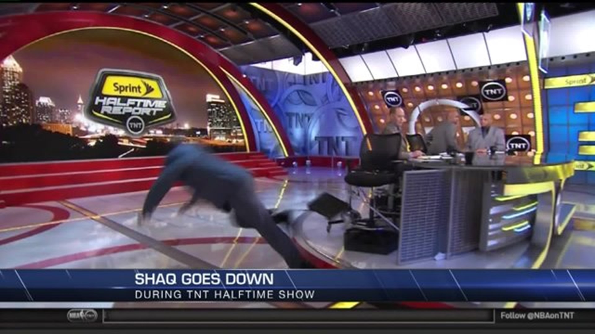 Shaq Goes Down