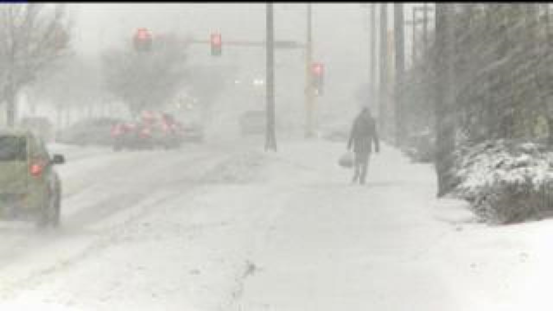 Winter weather makes its way across the country