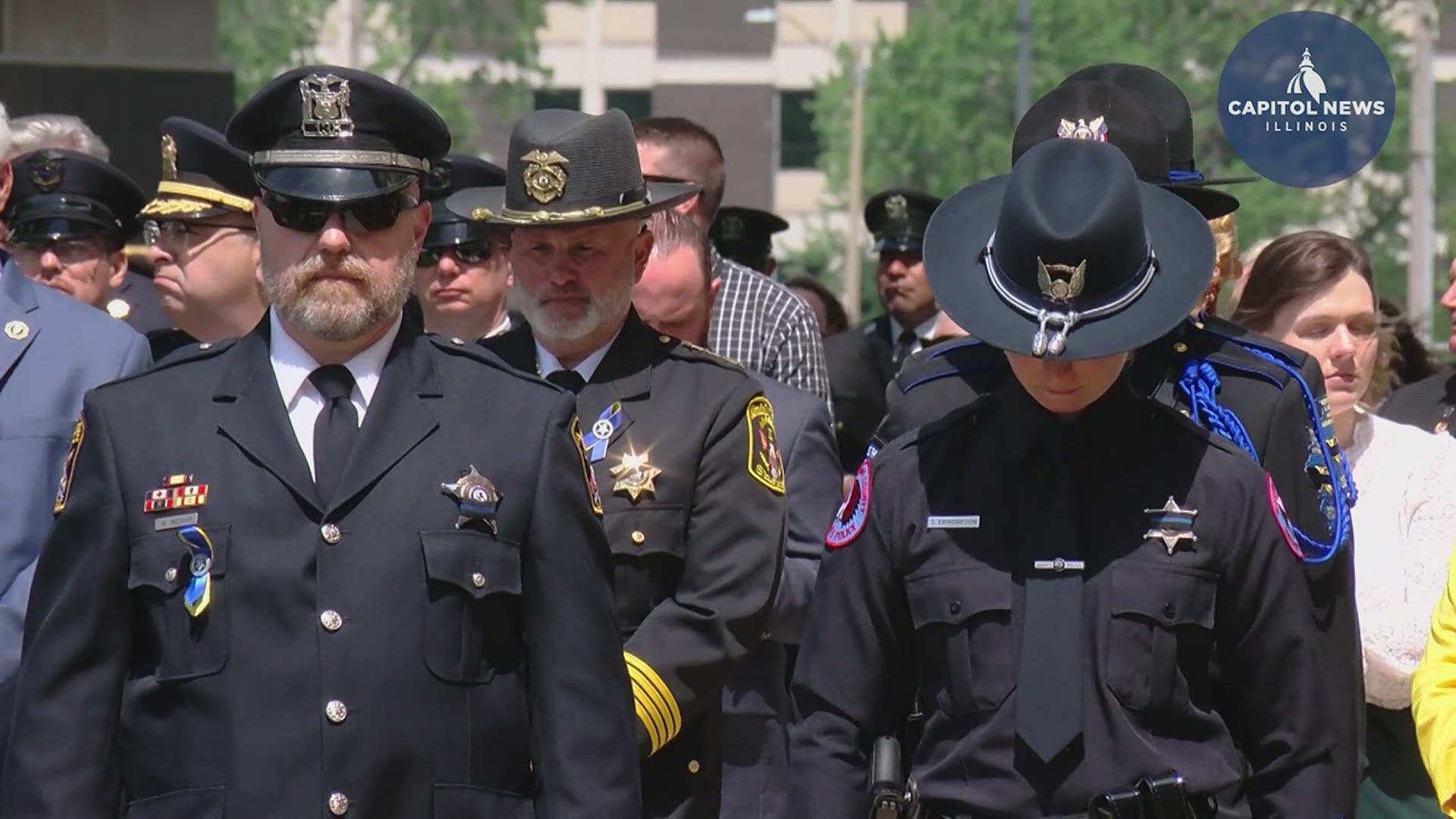 Six officers were memorialized at the annual ceremony.