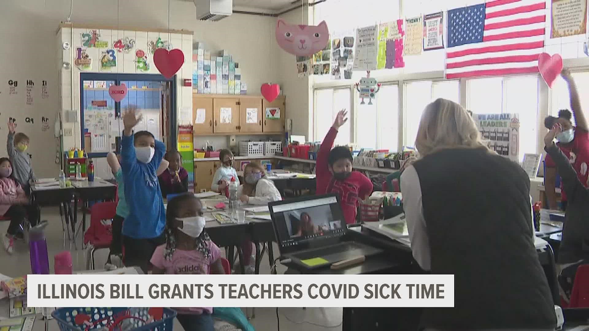 Teachers will also have any sick days they had to use this past school year reimbursed to be used in the future.