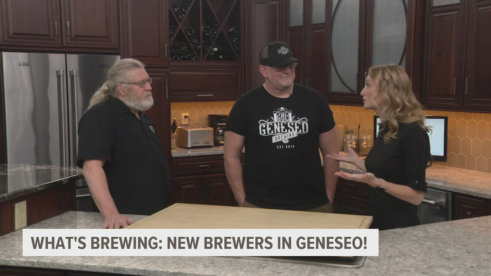 New brewers Patrick Stebly and Dean Wright stopped by the studio to show what's in store for the future of the Geneseo Brewing Company.