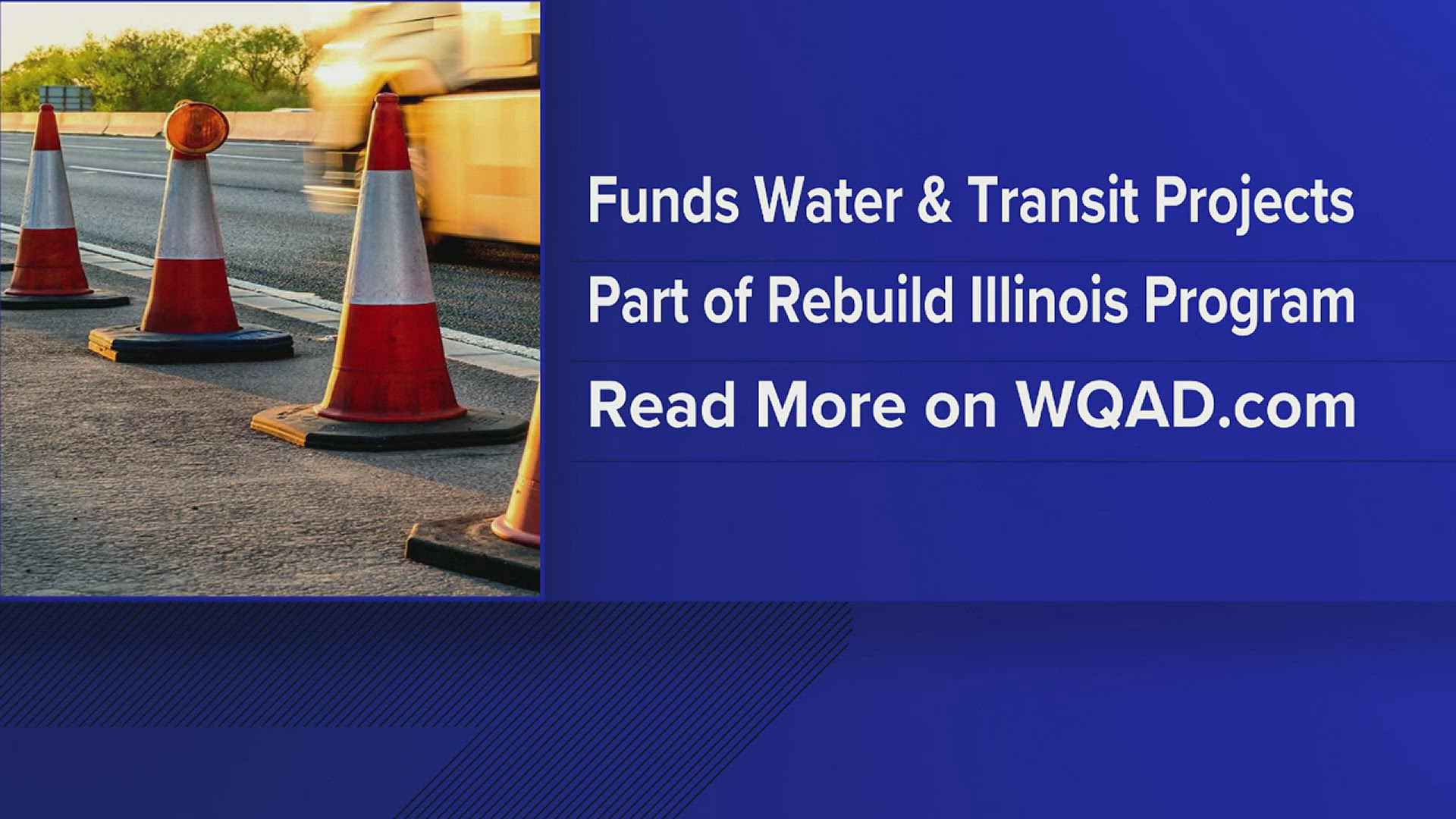 The I-80 bridge replacement is earmarked to get $270.5 million, while the Chicago to QC passenger rail expansion will get $225 million through the program.