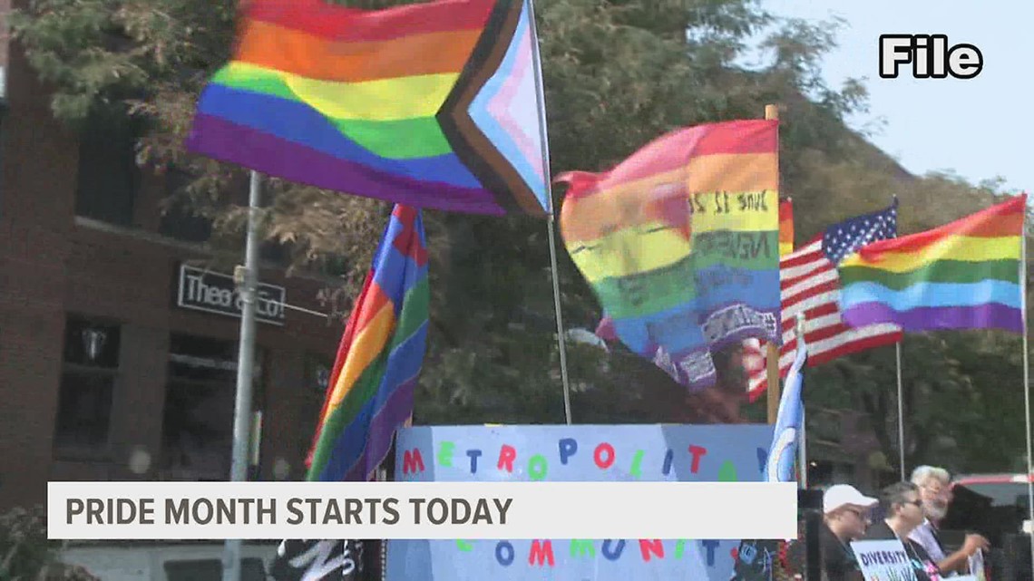 Pride Month is here, and the Quad Cities are celebrating the LGBTQ+