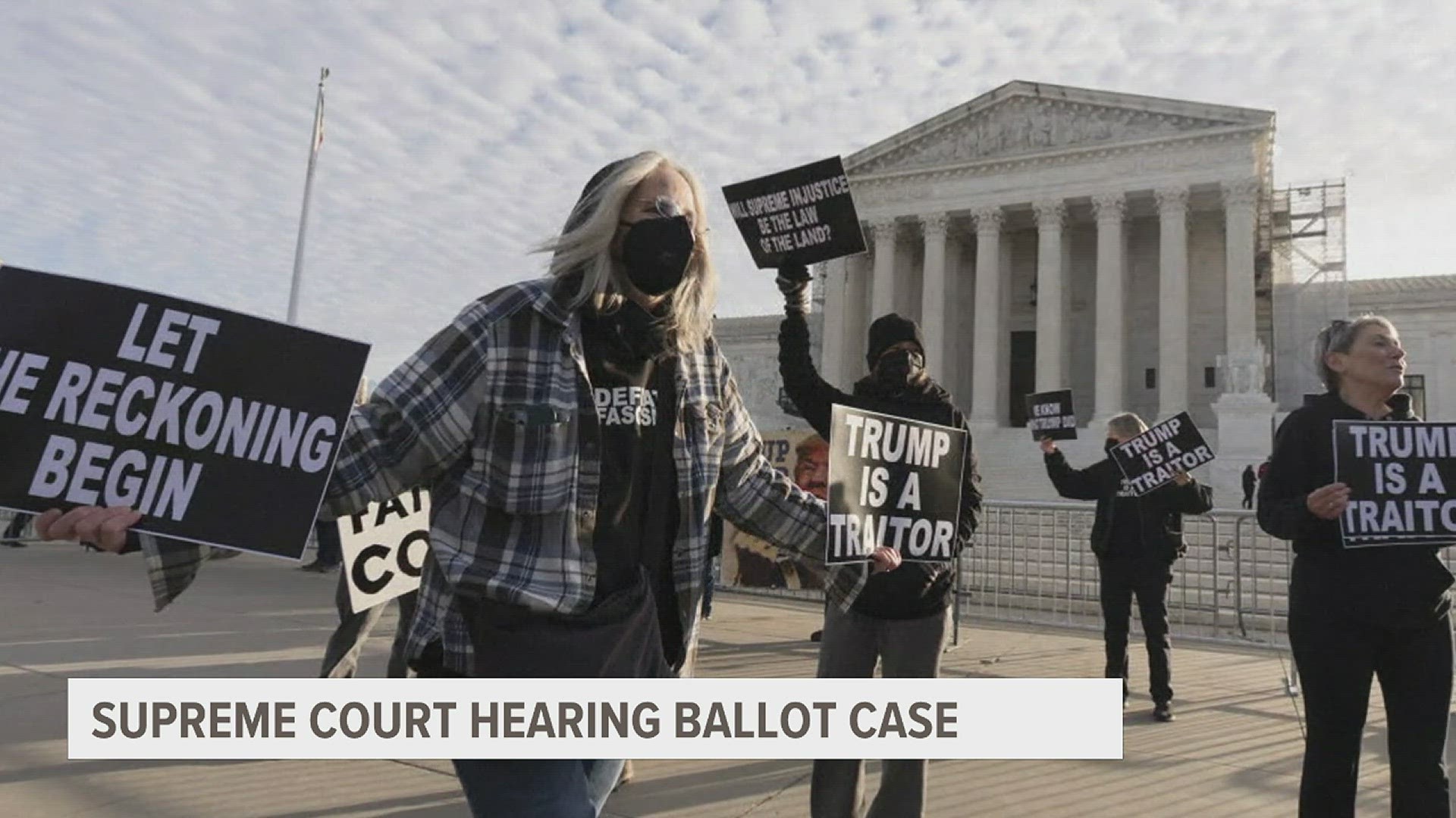 The U.S. Supreme Court heard arguments today over whether Donald Trump is permitted on the ballot in Colorado.