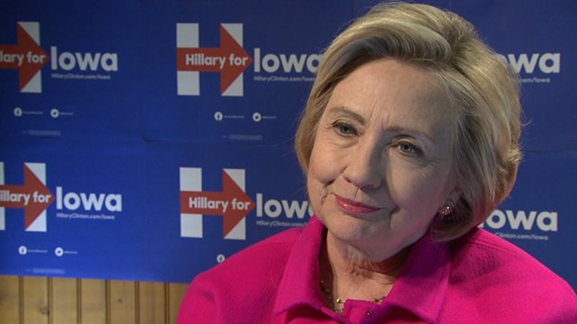 WQAD EXCLUSIVE: Hillary Clinton part 1 of 2
