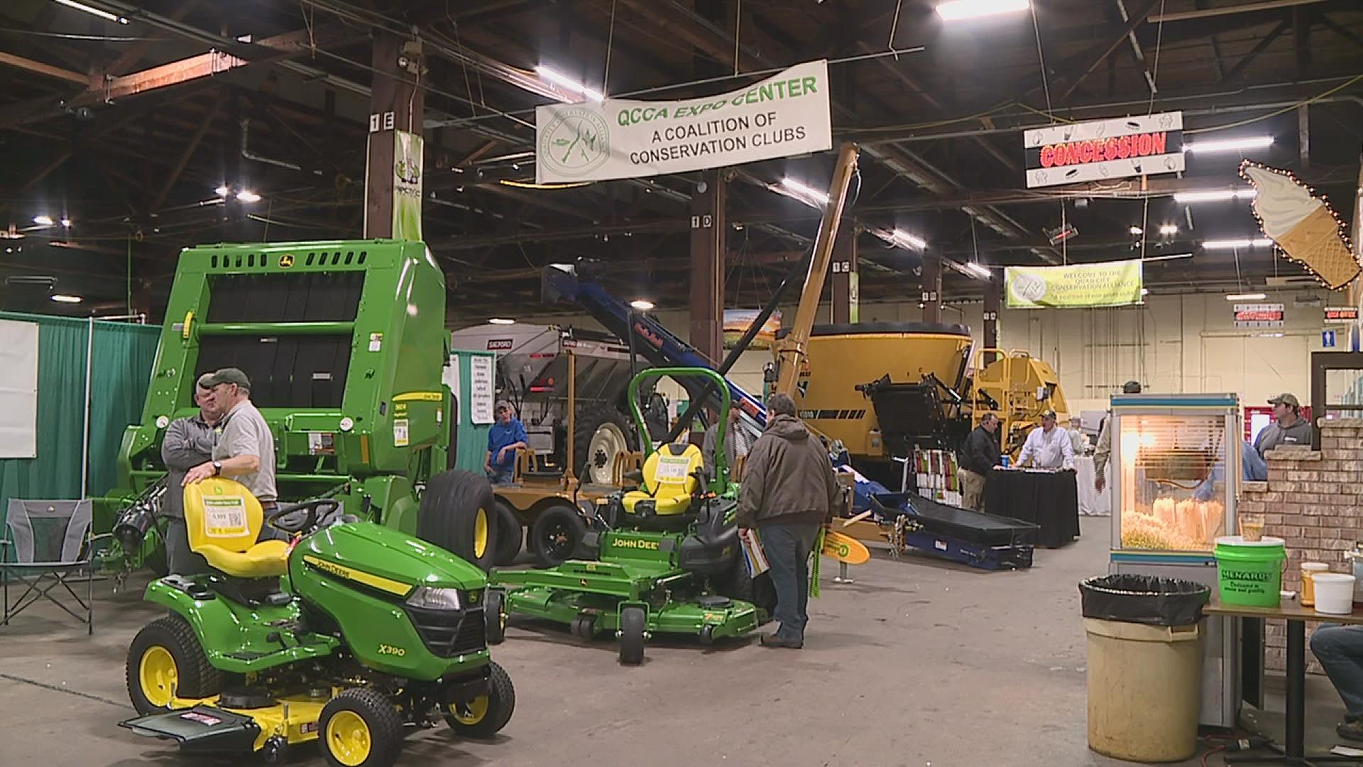 At the Quad Cities Farm Show on Sunday, one farm equipment sales representative said the question he got the most was about equipment availability.