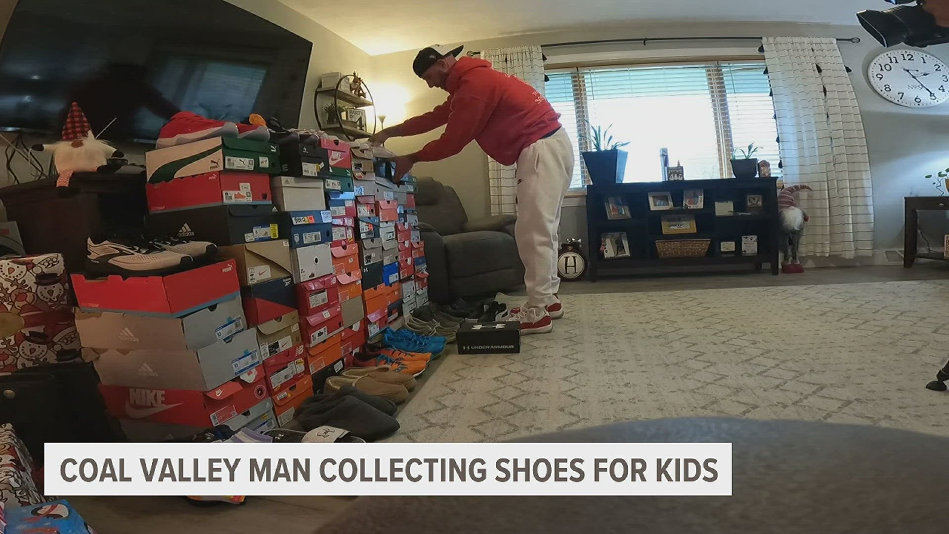 Brent Hamerlinck has had an interest in sneaker culture for many years. He now hopes to share it with children in need.