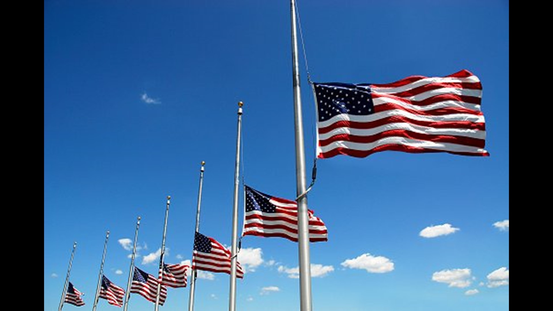 Flags in the U.S. ordered at halfstaff to honor Texas shooting victims