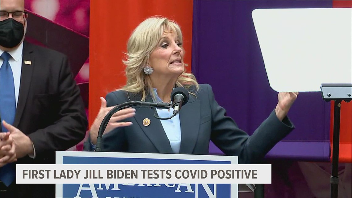 Jill Biden tests positive for COVID-19
