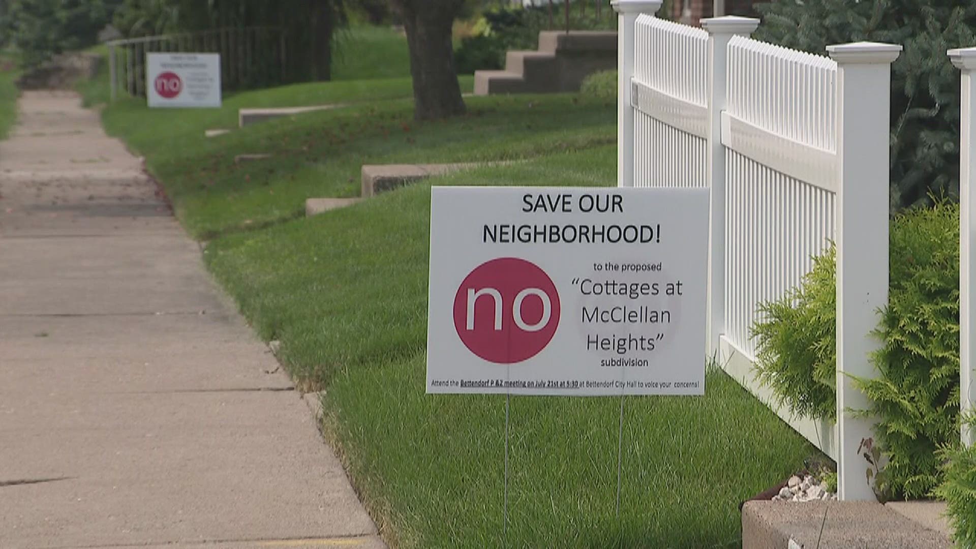 Neighbors in Davenport will also be affected by the construction if approved by Bettendorf City Council.