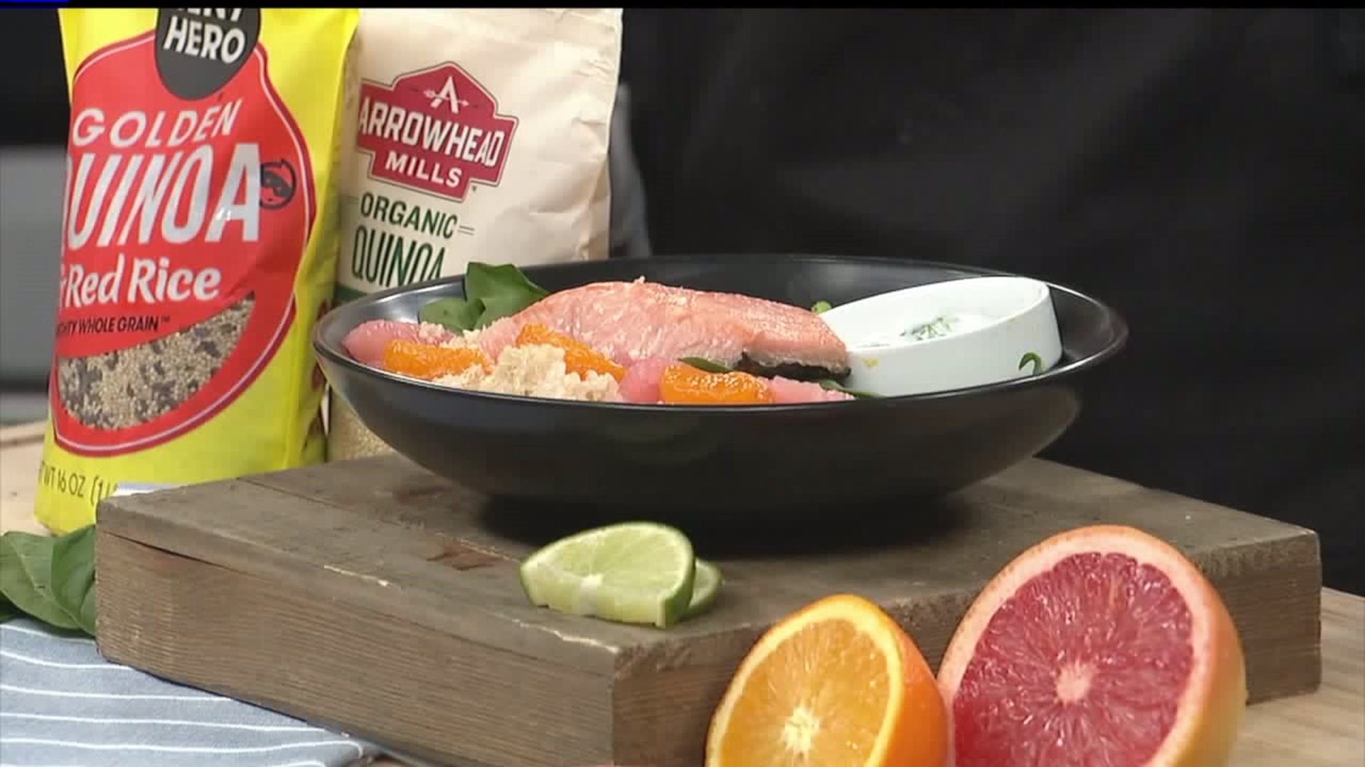 In the Kitchen with Fareway: Citrus Salmon Power Bowl