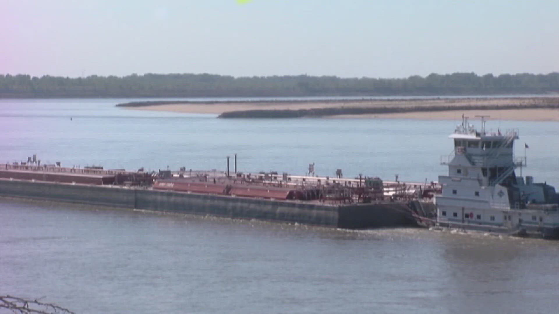 Due to low levels, barge companies are being forced to put limits on how much cargo they can carry and it's cutting into farm profits.