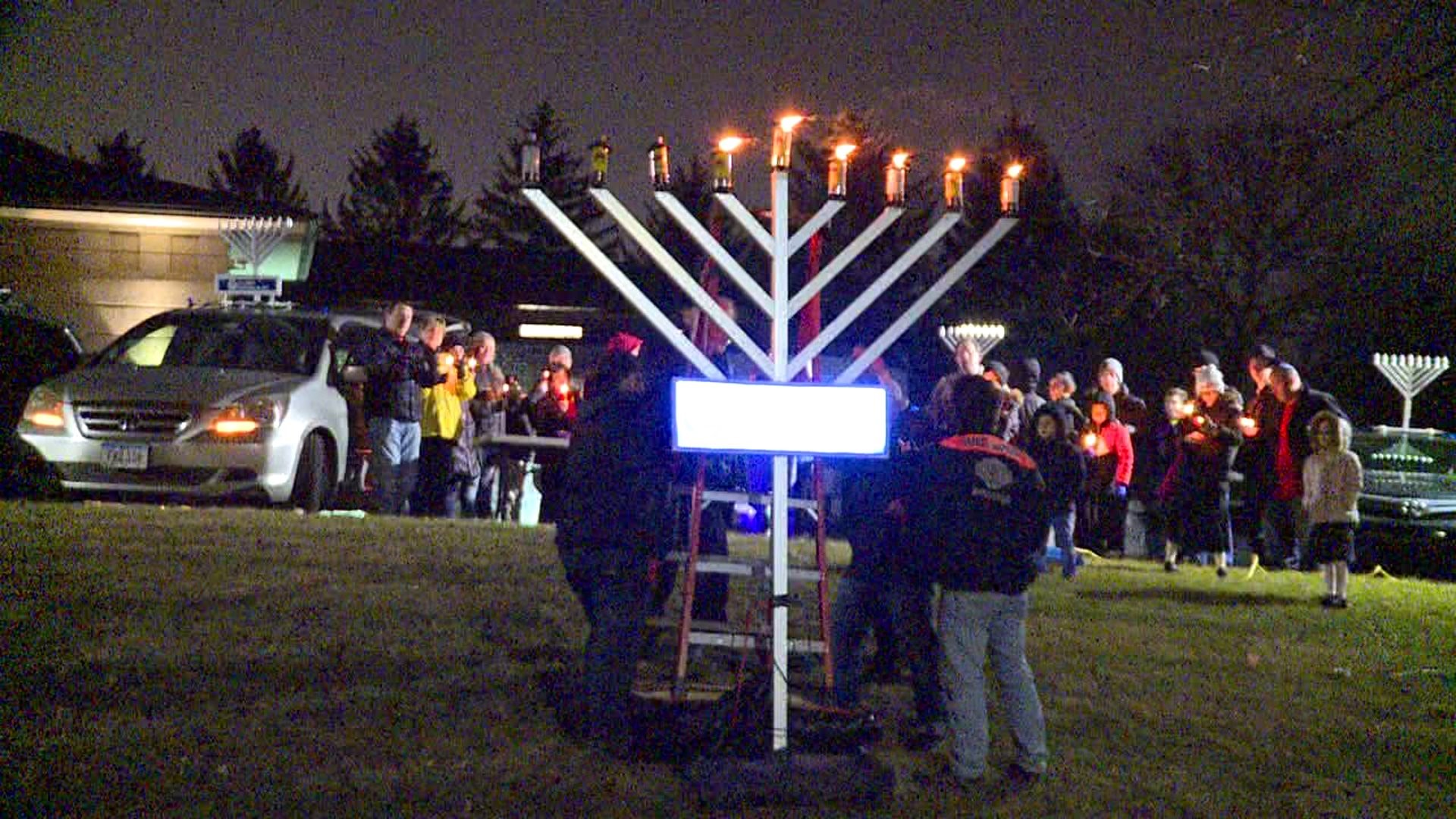 QC Jewish Community lights menorah