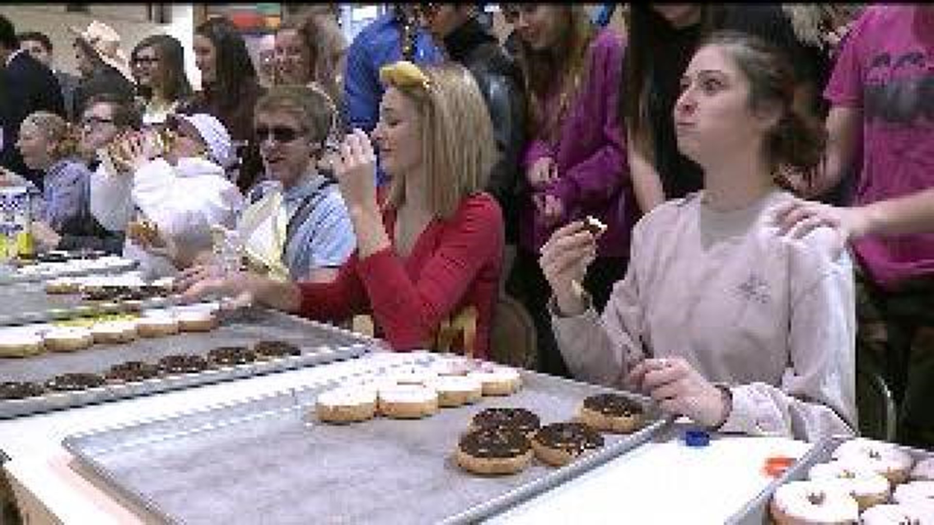 Eating donuts for charity