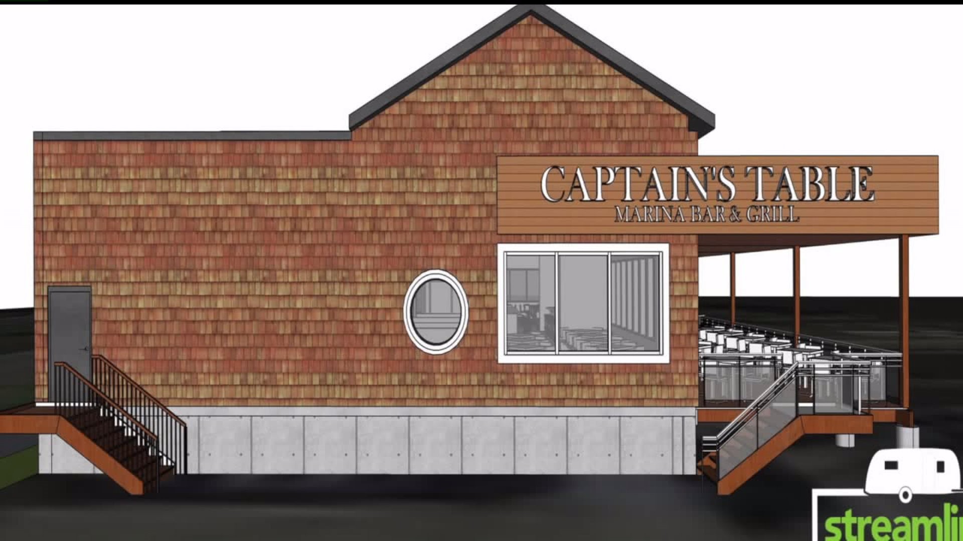 Captain`s Table renderings downgraded to jive with location