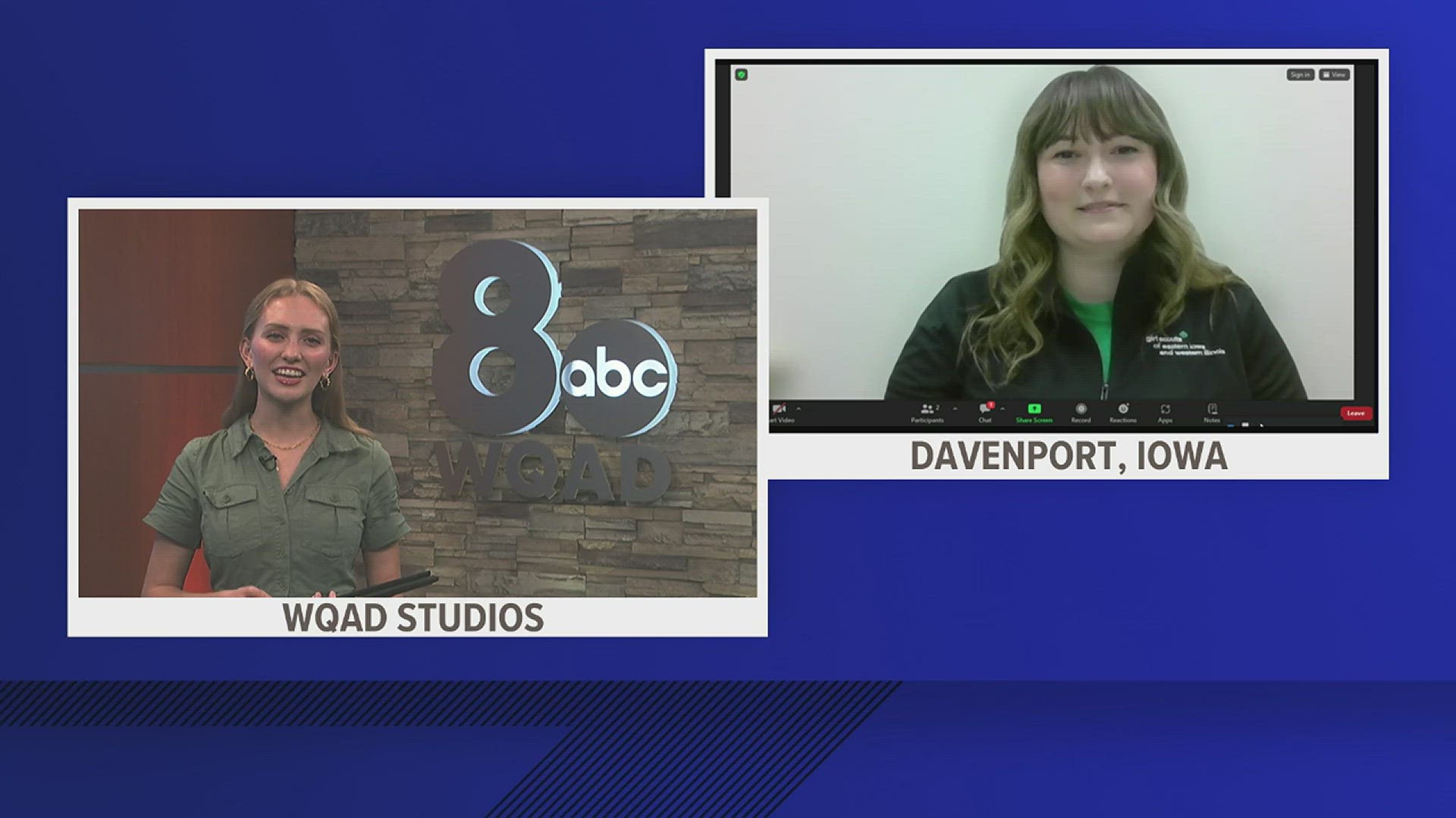Maura Warner from Girl Scouts of Eastern Iowa and Western Illinois talks with News 8's Shelby Kluver about their "Journey Around the World" event for kids.