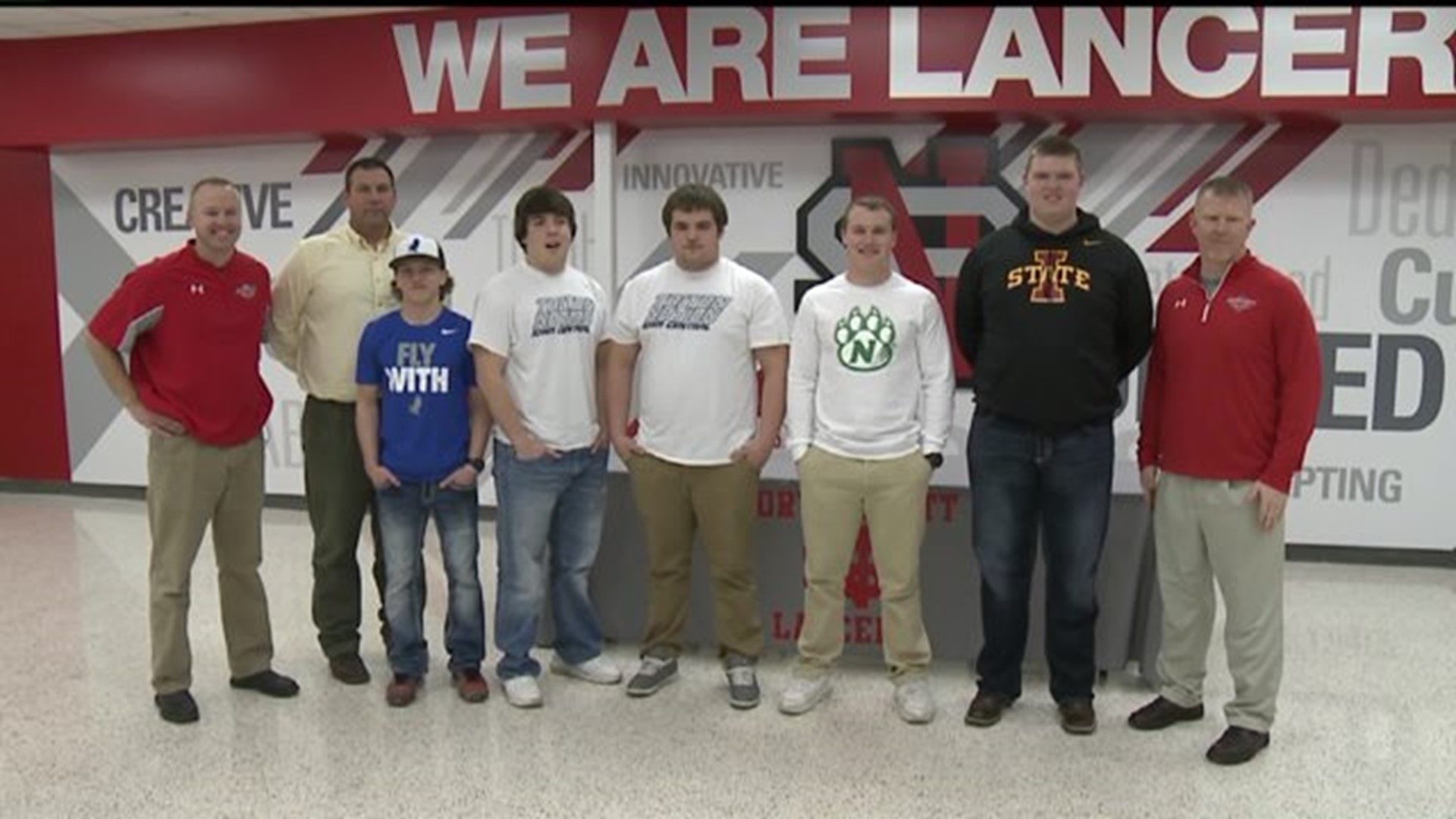 Lancers make college choices official