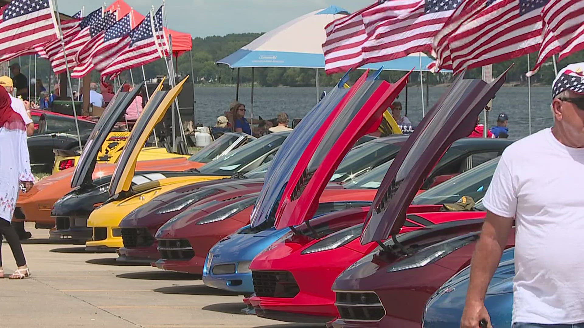 The event raises funds to support local veterans. More than 250 Corvettes will line the Mississippi Riverfront on Saturday, Aug. 24.