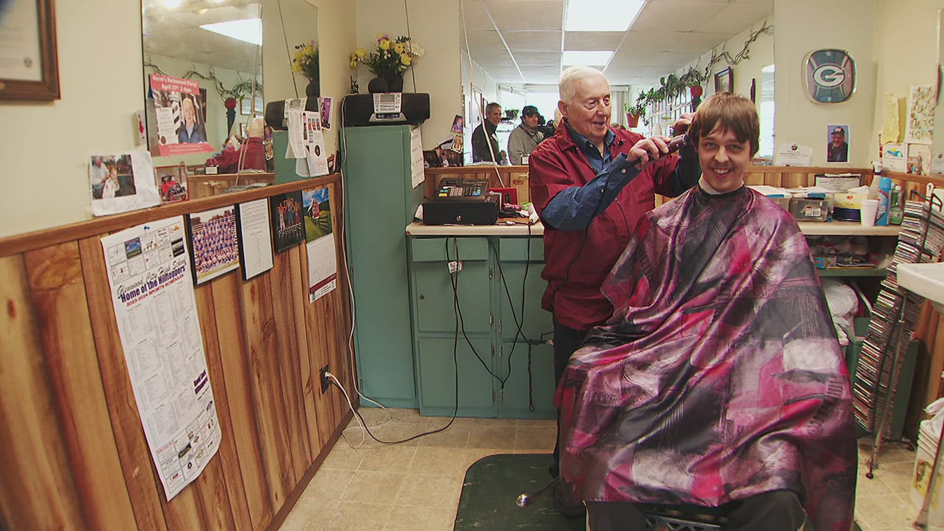 For one small town in Wisconsin, it's the end of an era as their 92-year-old barber Norm Hagen retires. Hagen said he's looking forward to trying something new.