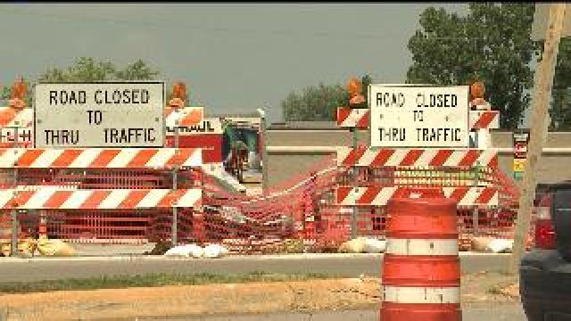 Traffic shifted for Utica Ridge Road construction