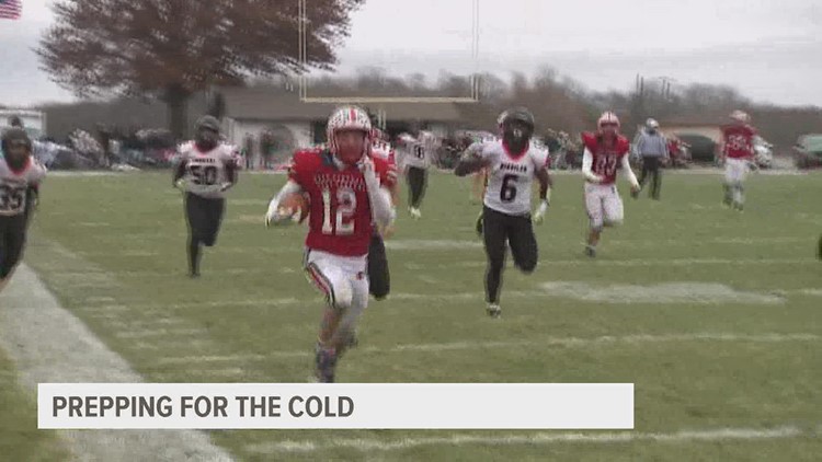 West Central determined to beat Amboy Friday night amid chilly temps