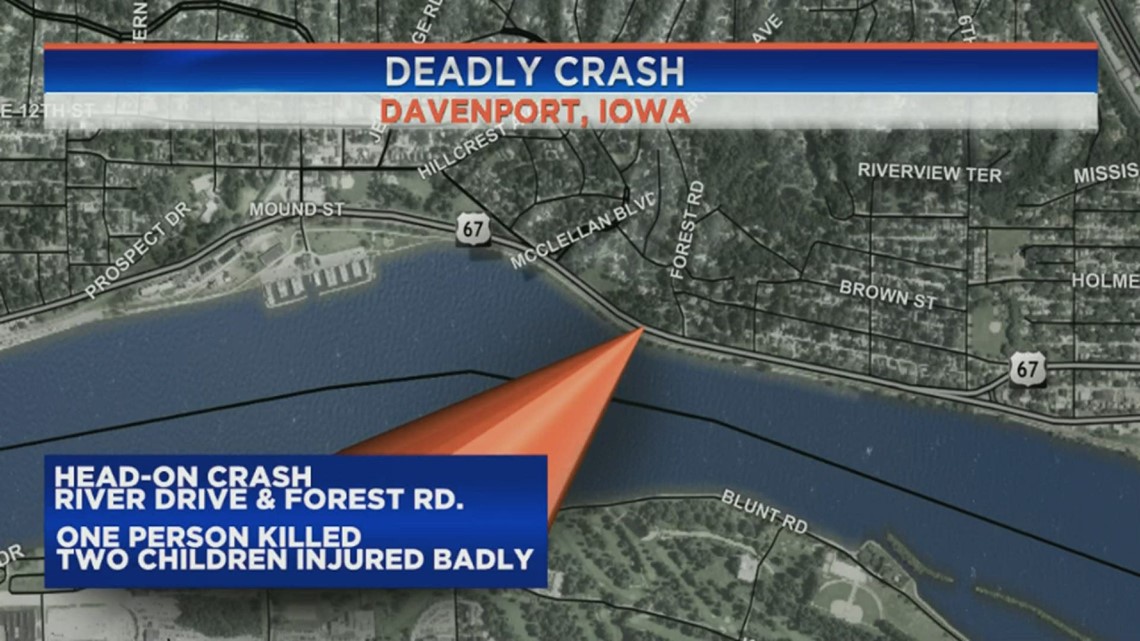One person dead, two children badly hurt after head on crash in ...