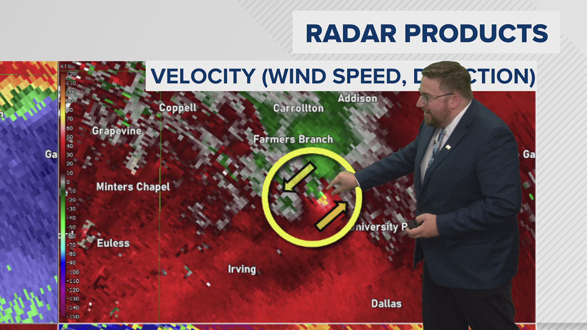 Billy from Clinton, Iowa, asks about this product Doppler radar produces and how it helps meteorologists locate ongoing tornado activity