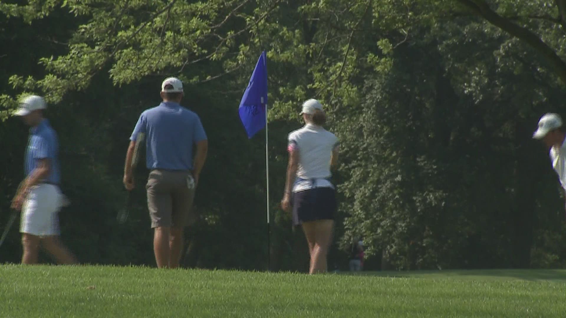 “This profession can be very lonely at times,” said the golf pro, “so I’m very grateful to have someone to travel with all the time."