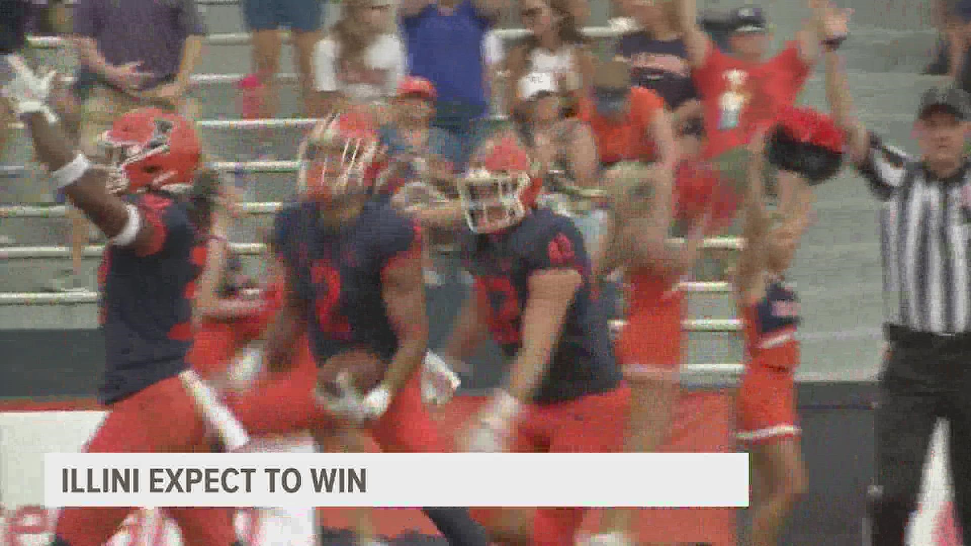 A win against Chattanooga on Thursday will put the Illini halfway to bowl eligibility. Kickoff is at 7:30 p.m.