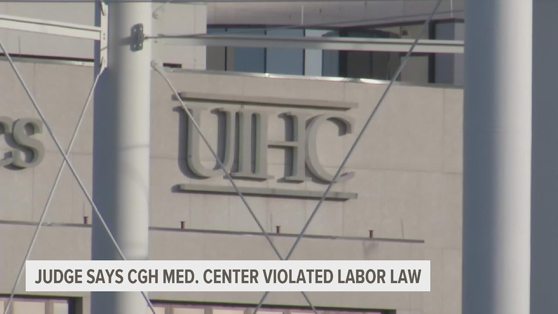 The workers filed a class-action lawsuit over the timing of their paychecks, saying the hospital system violated state law with overtime pay.