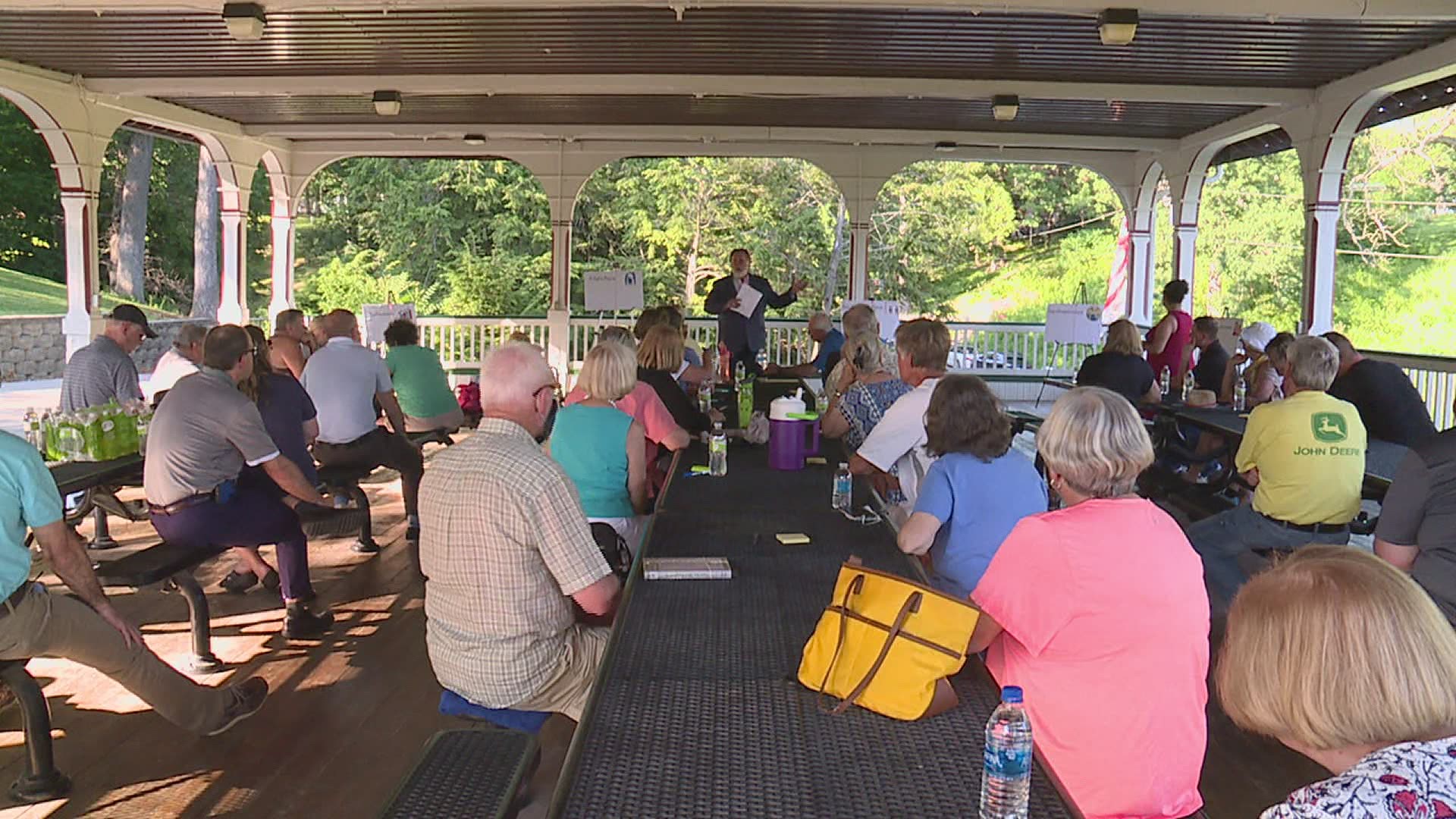 At Mayor Rayapati's first in-person listening post Wednesday evening, residents gave a wide variety of ideas, with many revolving around infrastructure improvements.