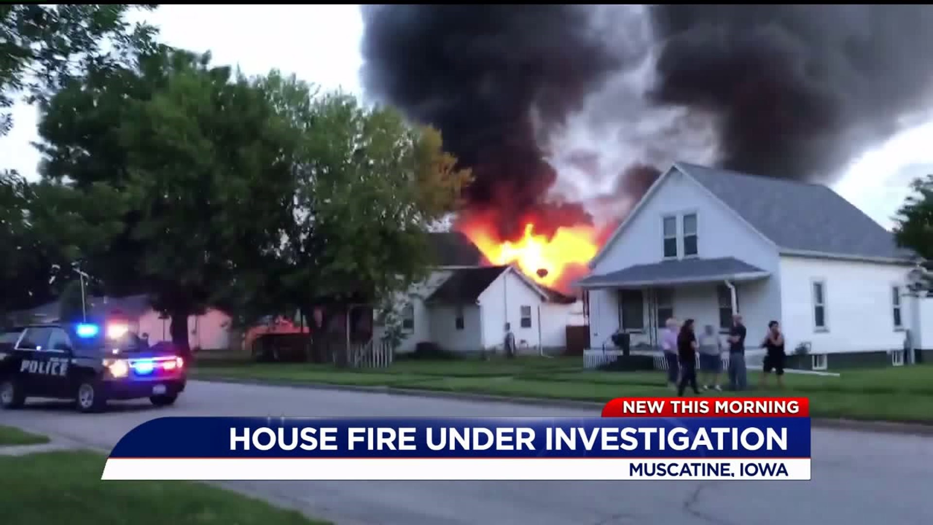 Muscatine house fire