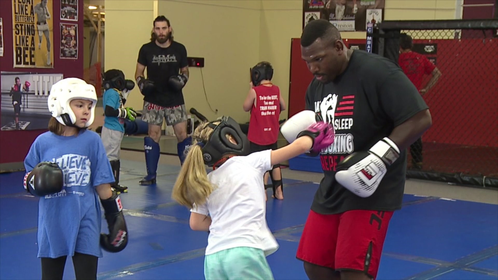 MMA fighter turned preacher teaches kids discipline, respect