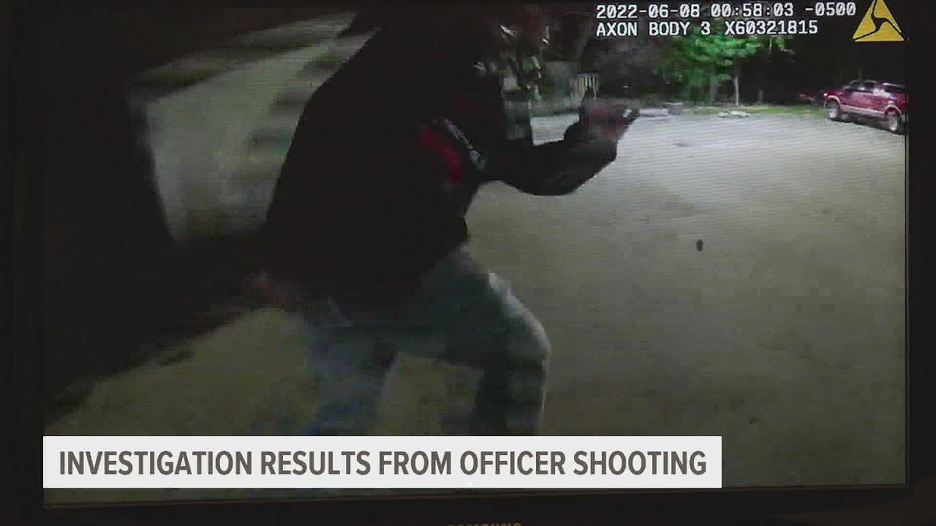 The office released body camera footage that shows how the encounter escalated with Jason Morales drawing and firing a gun at Officer Michael Catton.