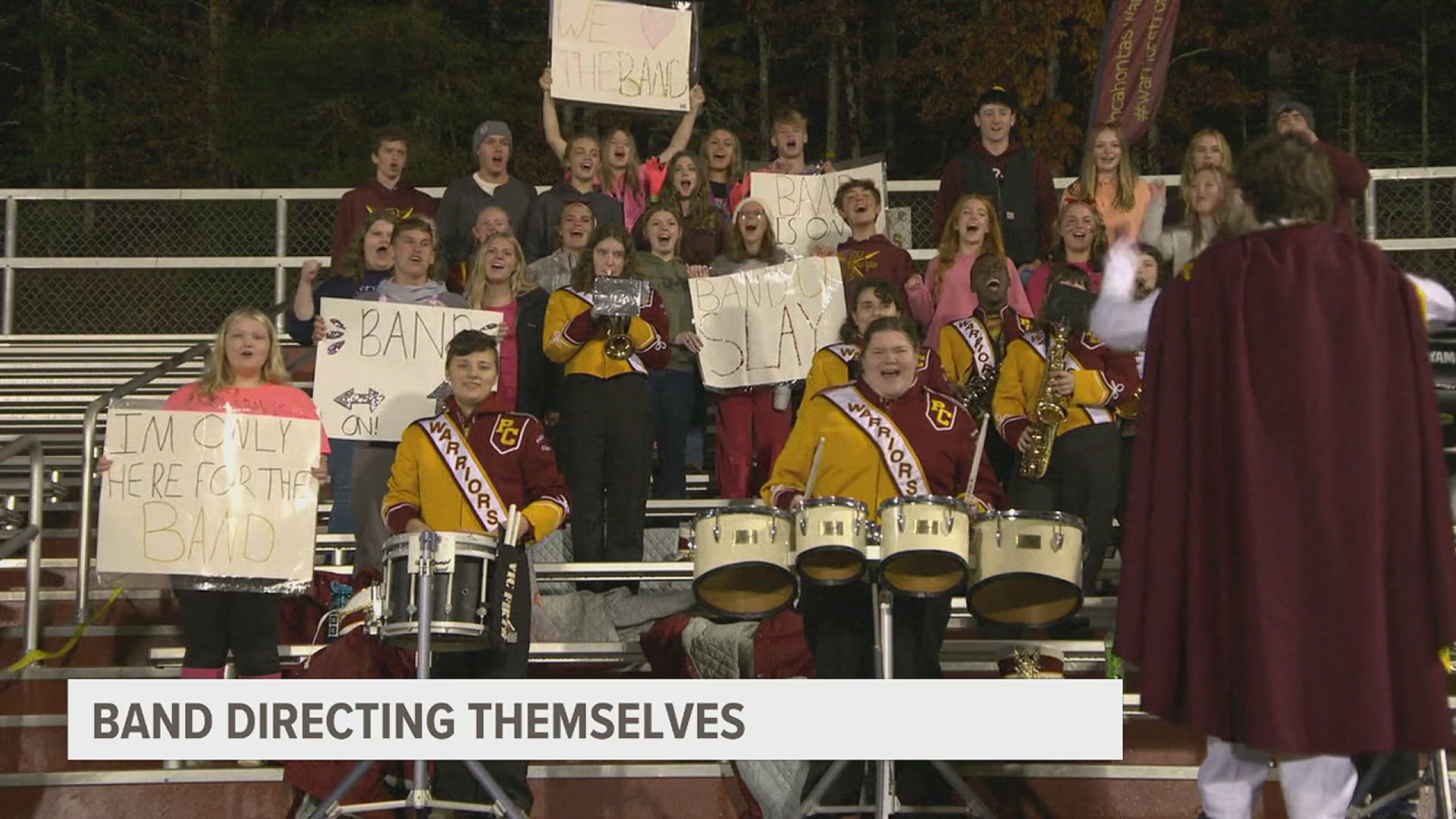 Just weeks after the school year began the band's director left for another job. The students quickly pivoted to finish what they started.