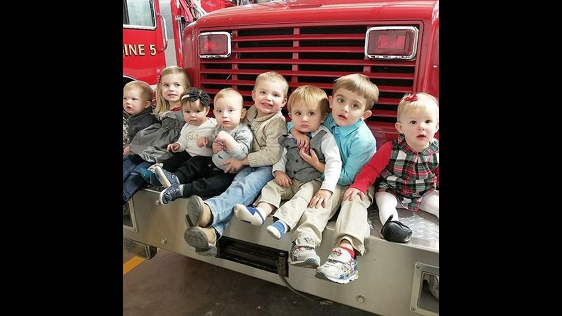 Mediapolis Fire Department babies born within seven months turn one year old