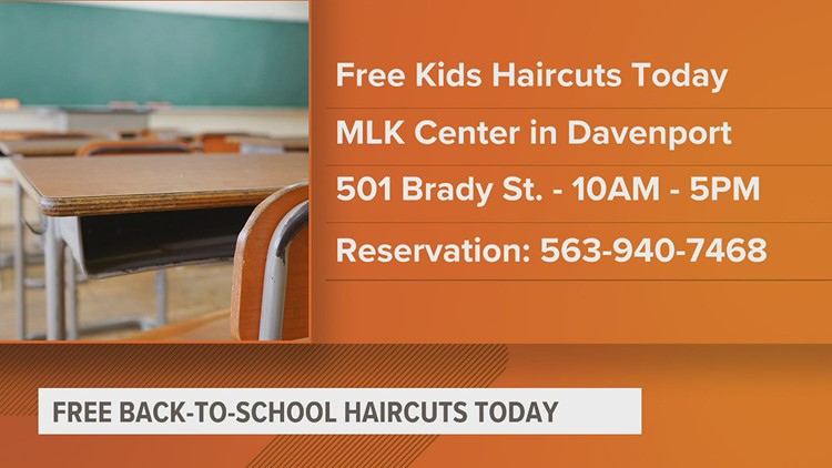 Students heading back to school can in style with free haircut