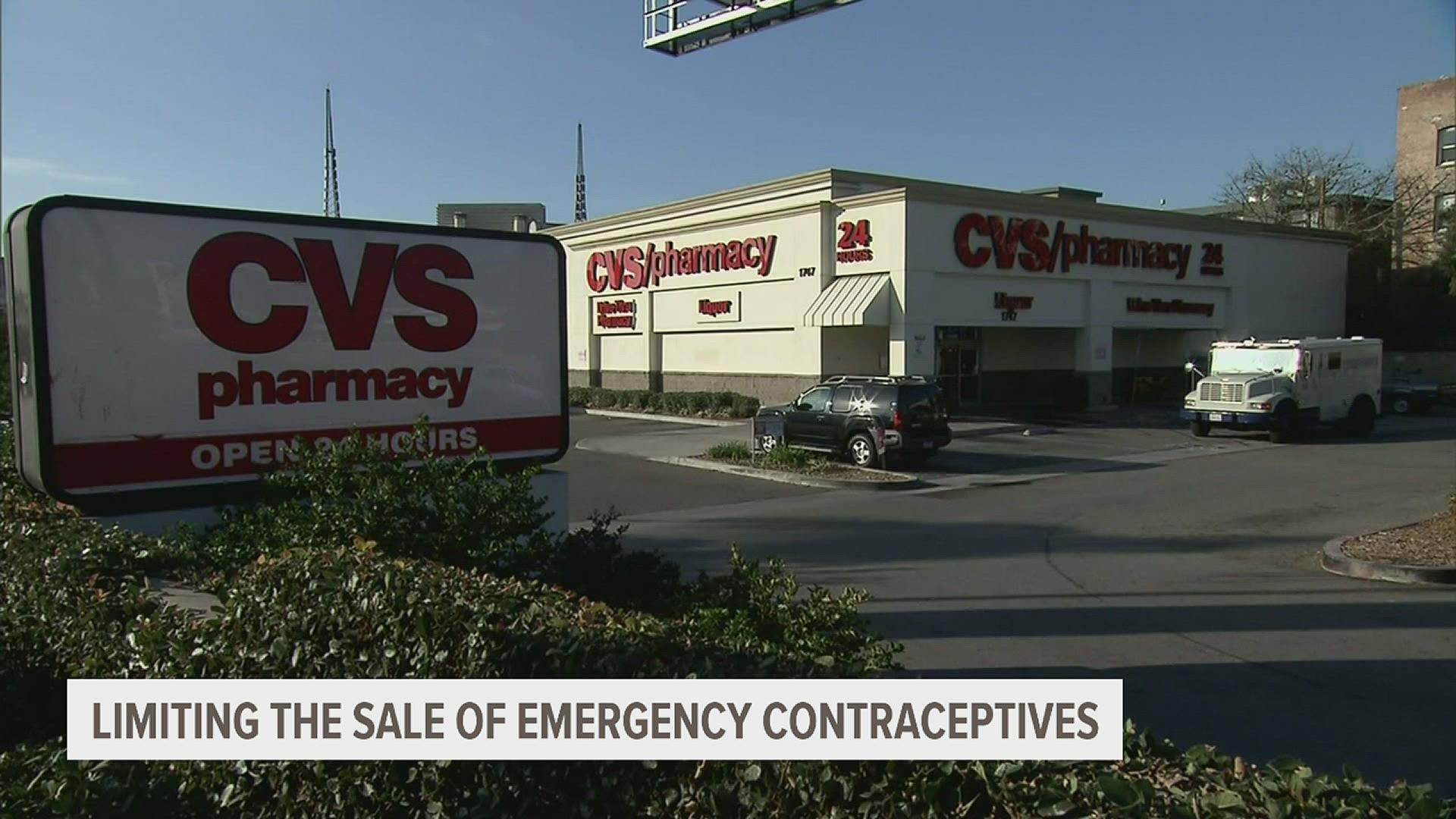 Some chains, like CVS and Rite-Aid, are limiting the number of emergency contraceptive products that individual customers can buy, citing a spike in demand.
