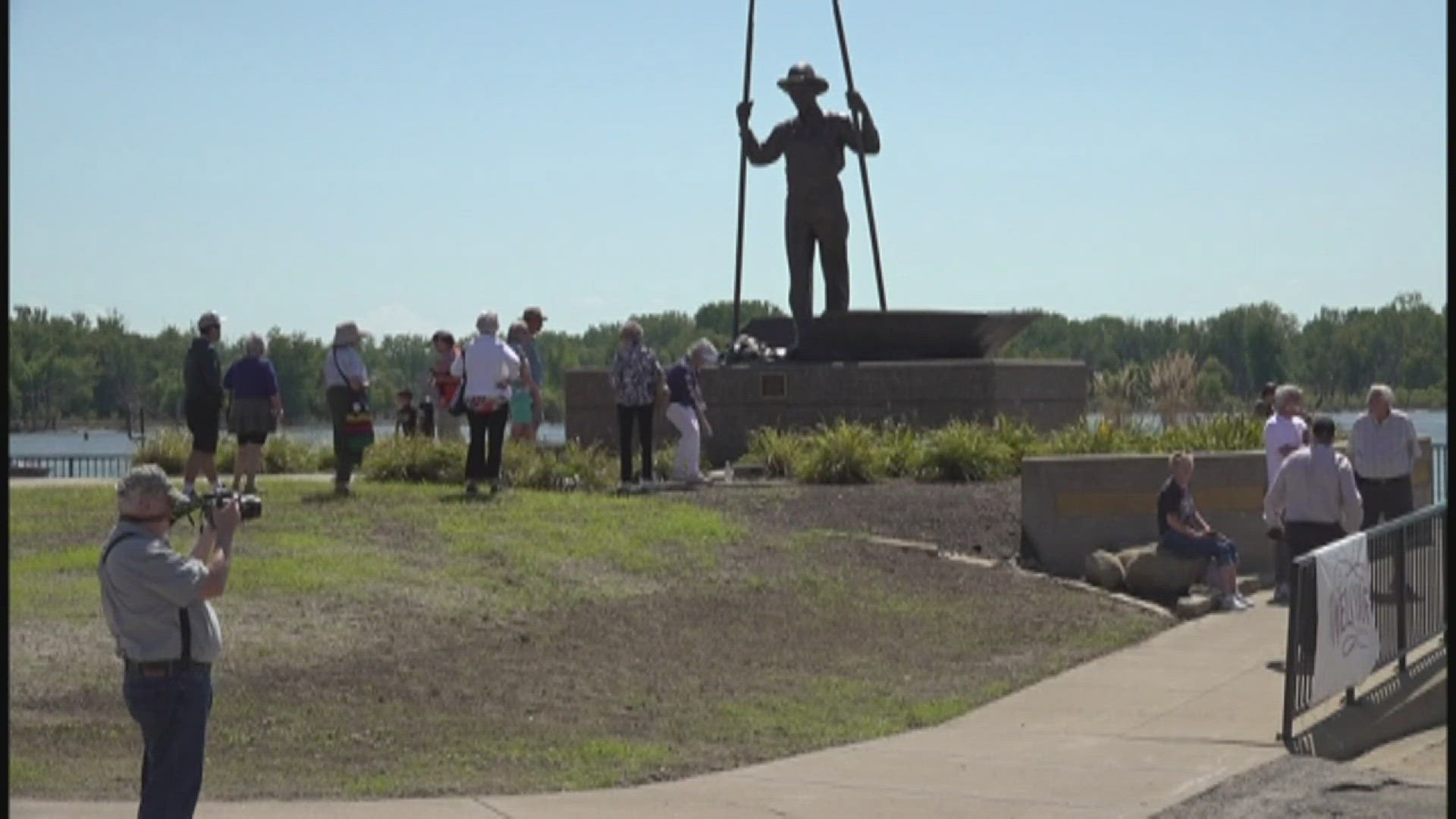 From a fishing tournament along the river to a cruise ship docking for the day, there were plenty of festivities on Muscatine's riverfront this weekend.