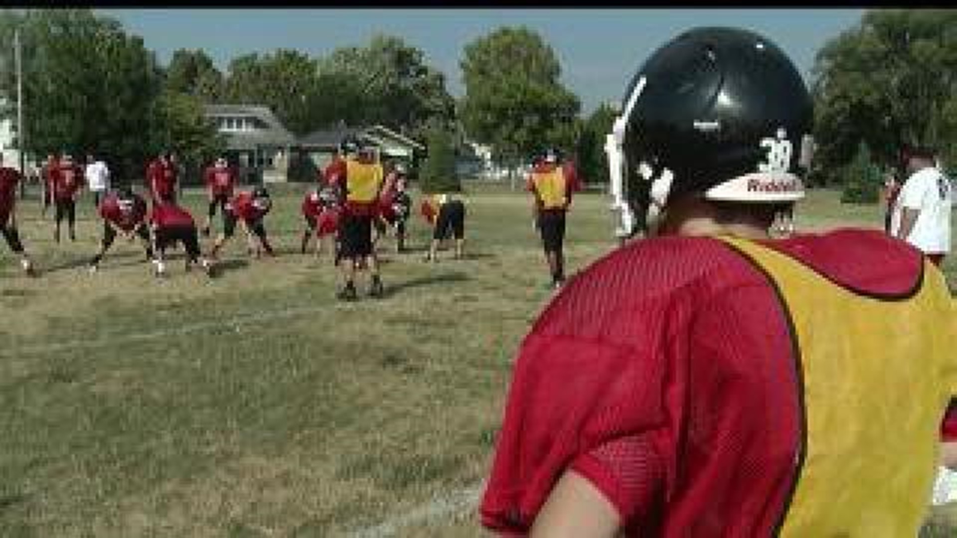 High school athlete pushes through challenges to play football