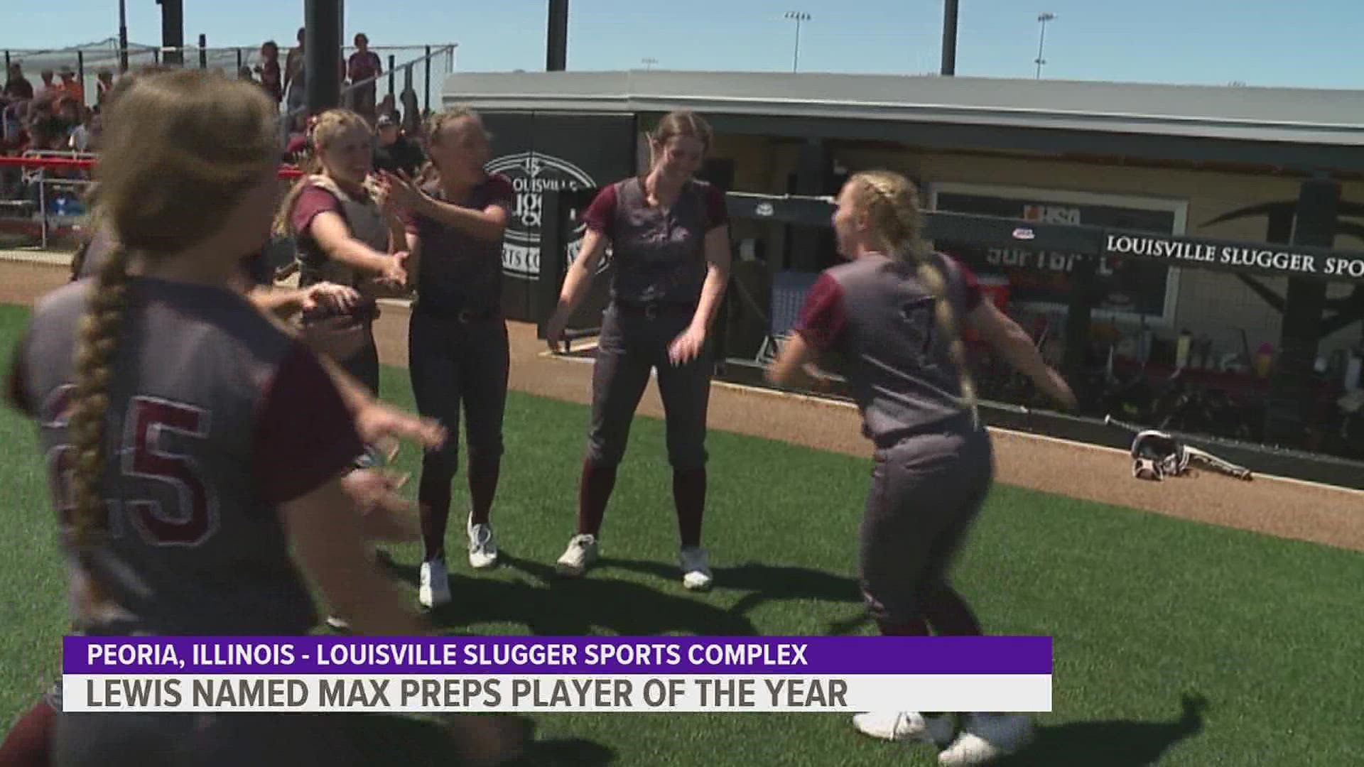 The undefeated, two-time state champion softball pitcher was named Player of the Year after helping guide Rockridge to a 65-win streak.