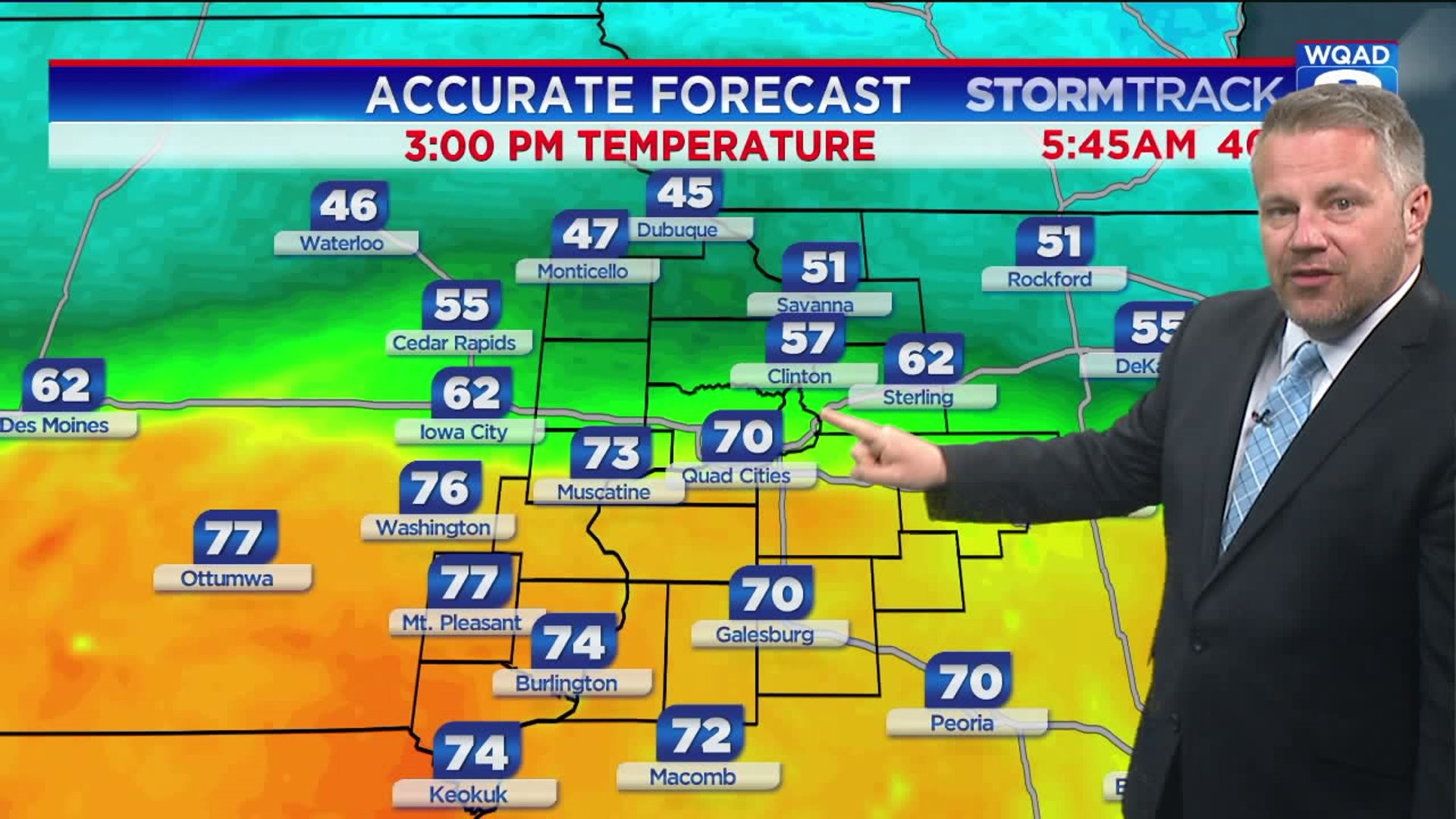 Eric goes in depth with the major spread in temperatures today