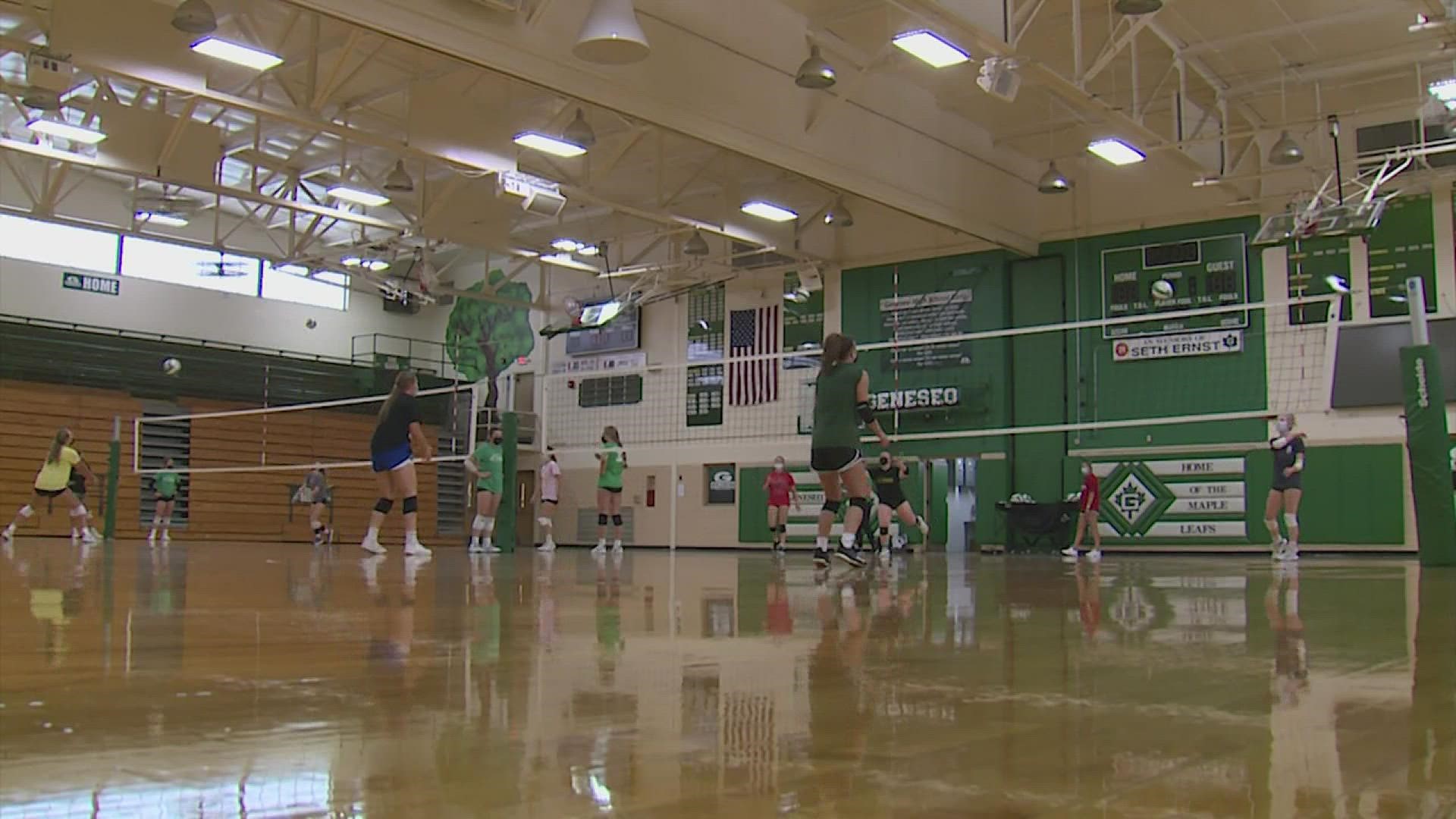 It's the first time fall sports have had an opening day since the fall of 2019