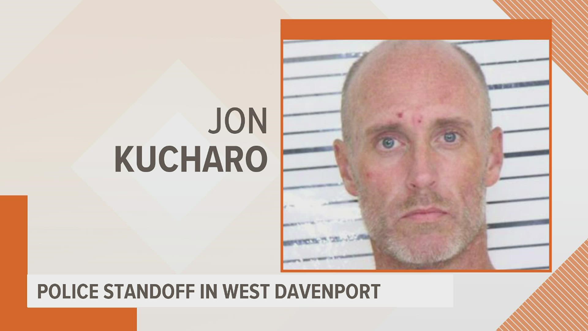 A joint investigation began along Spring Street before ending with the arrest of Jon Kucharo, 46, at a home on the 1600 block of 12th Street.