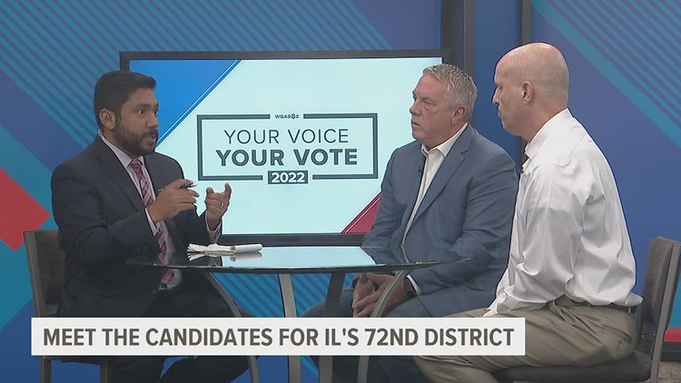 IL 72nd District candidates Gregg Johnson and Tom Martens share priorities, plans in News 8 roundtable