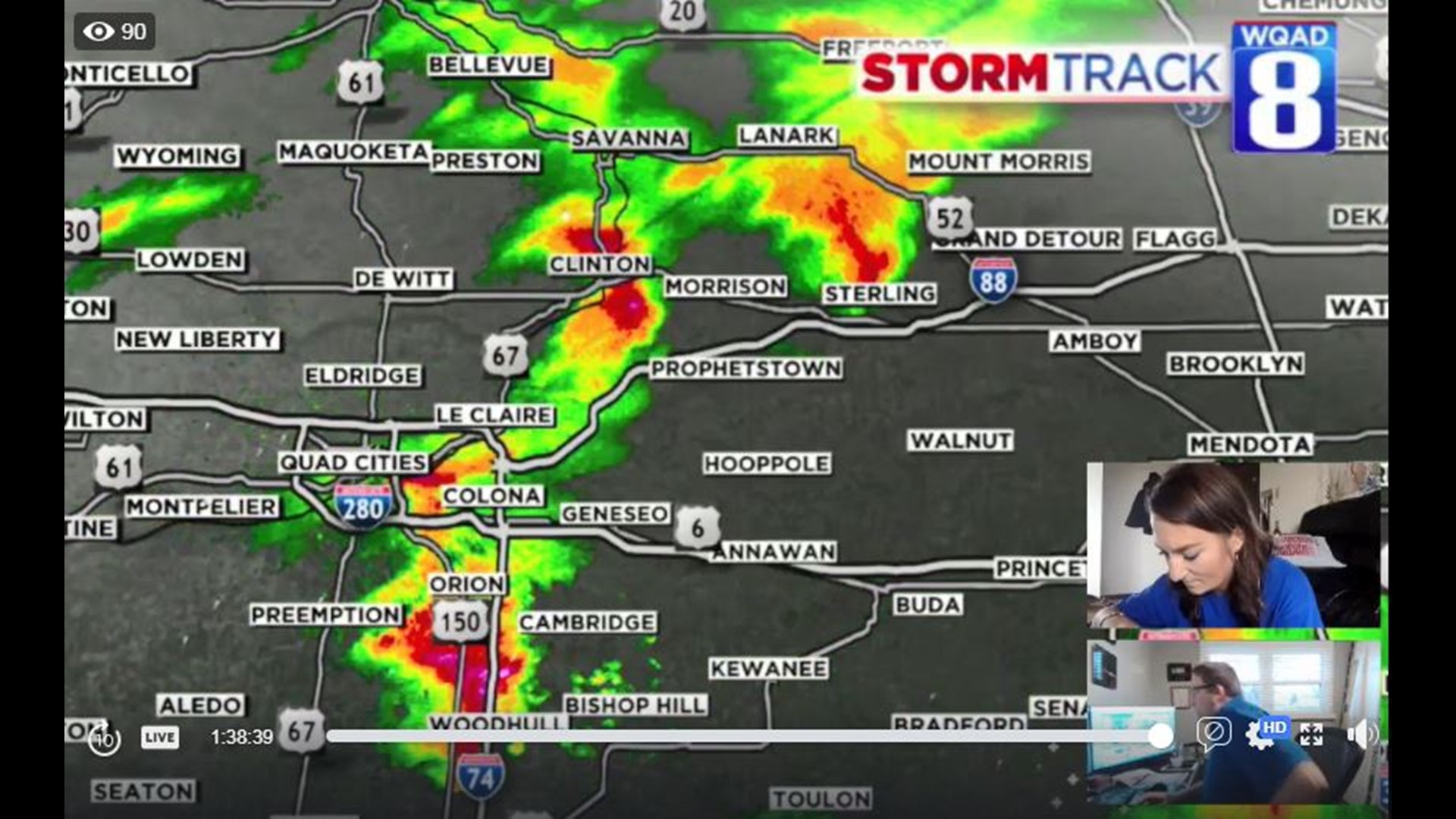 Blog Severe storms across the Quad Cities region, April 8th