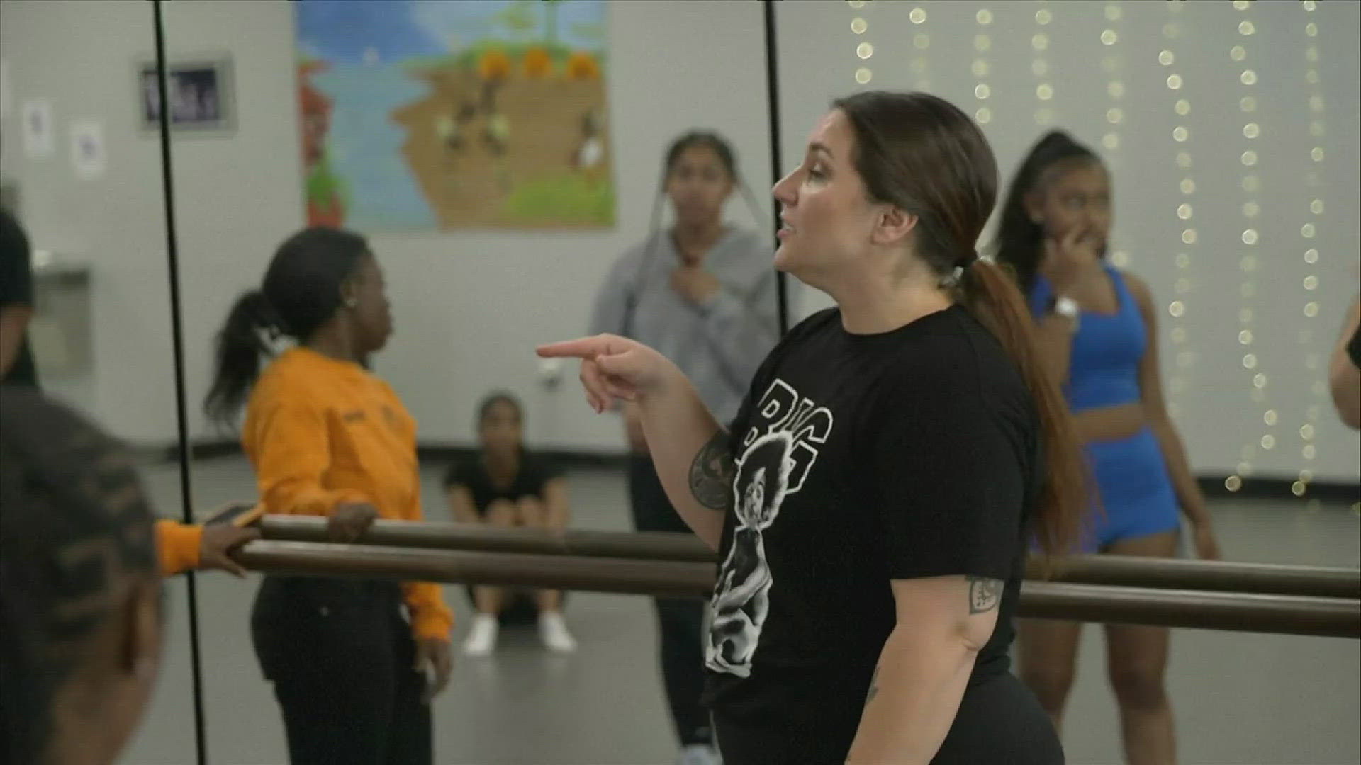Kara Noble with the North Community High School inspires her students to step onto the dance floor. Her hard work has given students a safe space to be themselves.